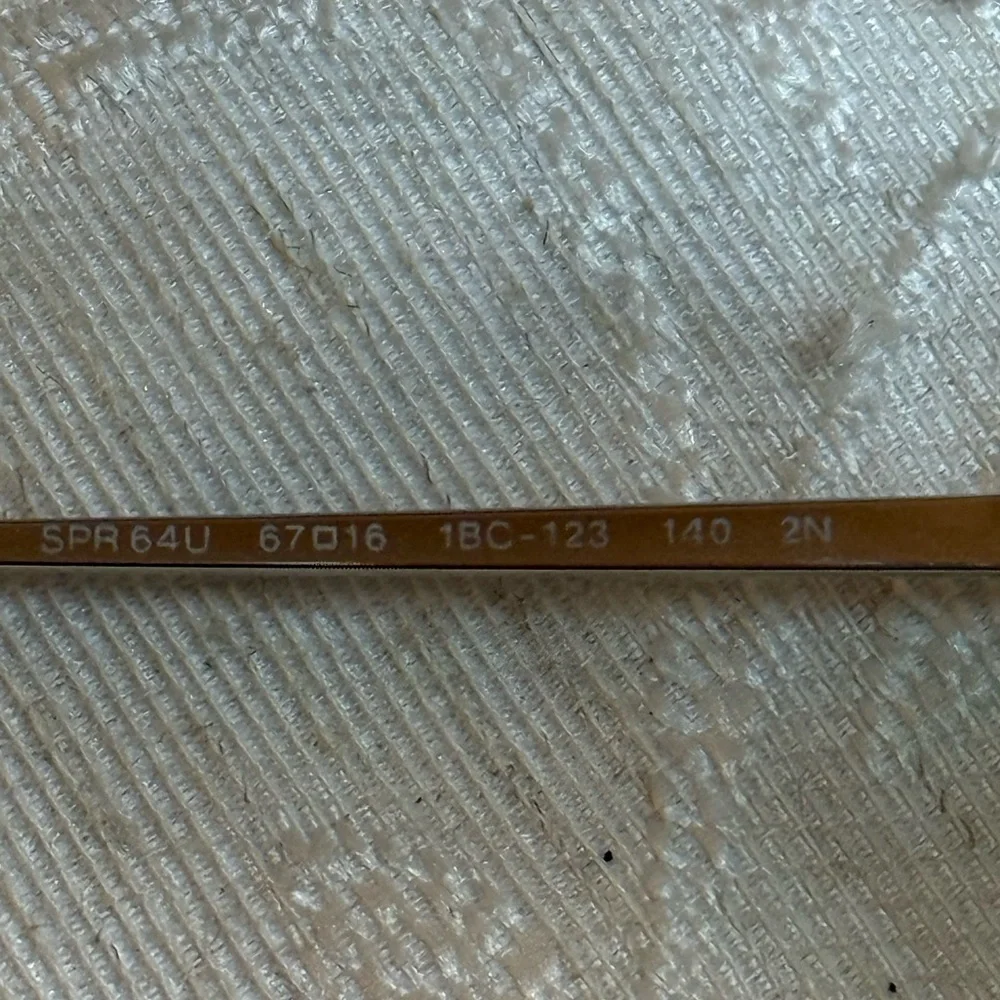 Vtg. Prada Y2K Narrow Blue Cat-Eye Sunglasses Silver Frame Authenticated SPR64U - Picture 14 of 14